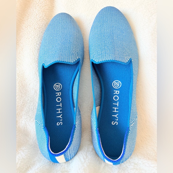 Rothy's Indigo Cloud Round Toe Loafers - Flats - Retired - Size 10 - Picture 2 of 16